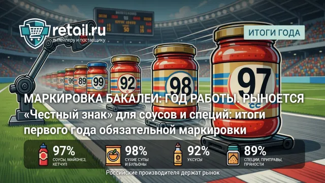 Маркировка бакалеи: год работы. Рынок меняется